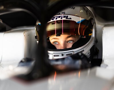 Alba Larsen has been mentored by former F1 driver Kevin Magnussen