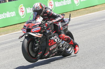 Marco Bezzecchi, 2025 MotoGP Thai Grand Prix, practice start. Credit: Gold and Goose.