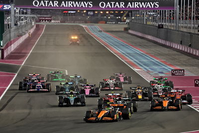 The start of the Qatar GP