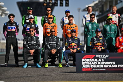 The F1 field at the Abu Dhabi finale