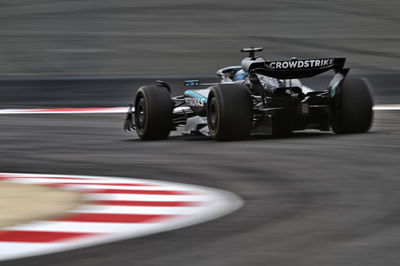 George Russell rounded out testing fastest